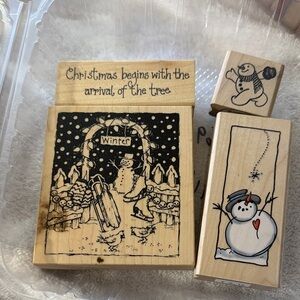 Stampin' Up! 11 Winter Wonderland Stamps -